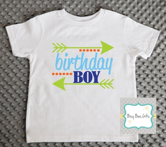 Birthday Boy Birthday TShirt Boy's Birthday by busybeesgifts