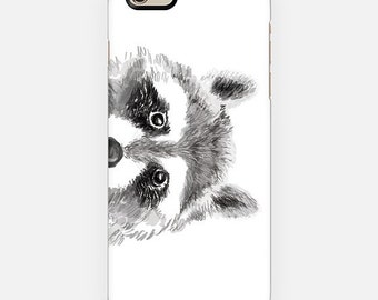 Raccoon Phone Case - Cute Animal - Woodland