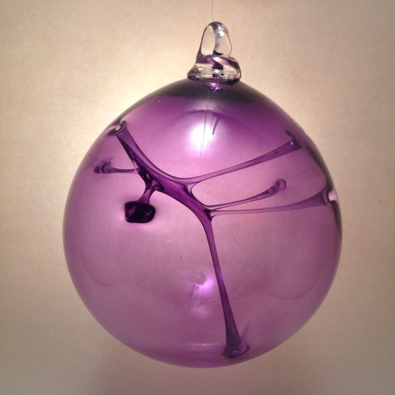 gorgeous purple glass witch ball ornament gorgeous purple glass witch ball ornament