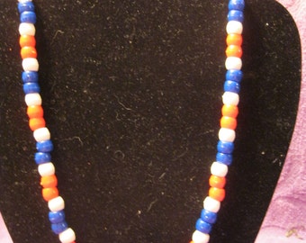 RED WHITE BLUE Necklace