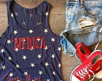 July 4th. July 4th Tank. July 4th Tee.