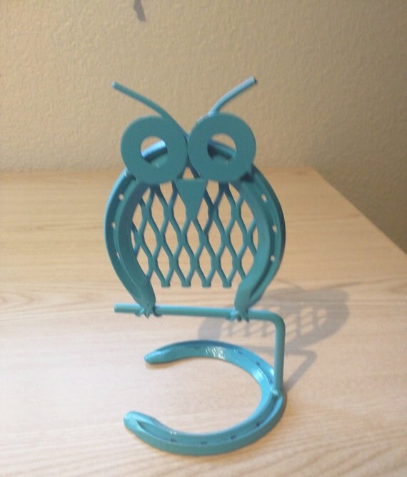 Horseshoe Owl by DooDadds on Etsy