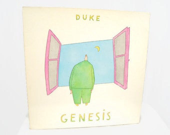 Genesis - Duke 1980 Vinyl LP Record Album Gatefold Cover SD 16014 Koechlin Picture Sleeve - Cul-De-Sac - Alone Tonight - Please Don't Ask -