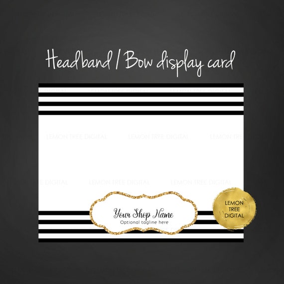 items-similar-to-headband-card-bow-card-display-card-printable