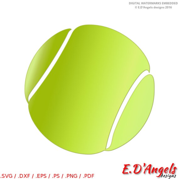 Tennis ball svg - Tennis ball clip art - Silhouette studio ...