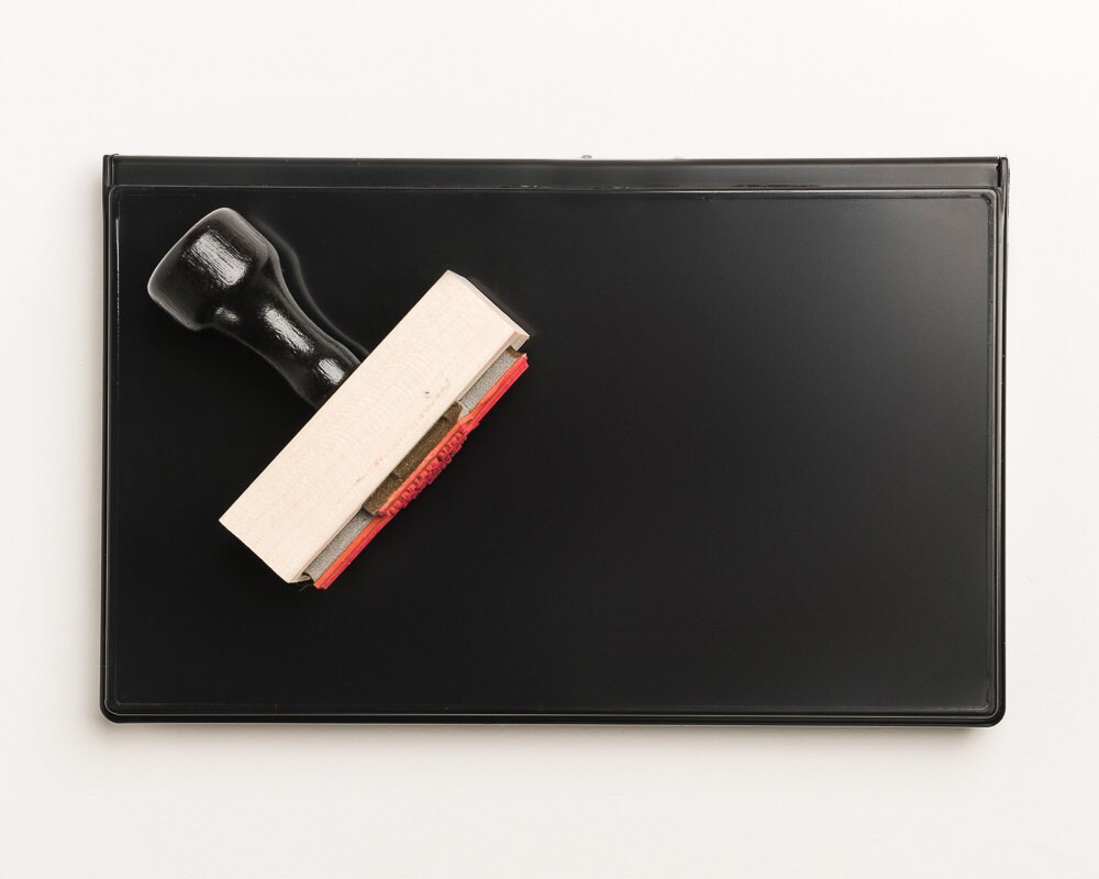 Large Black Ink Pad Large Stamp Pad Ink Pad for Invitations