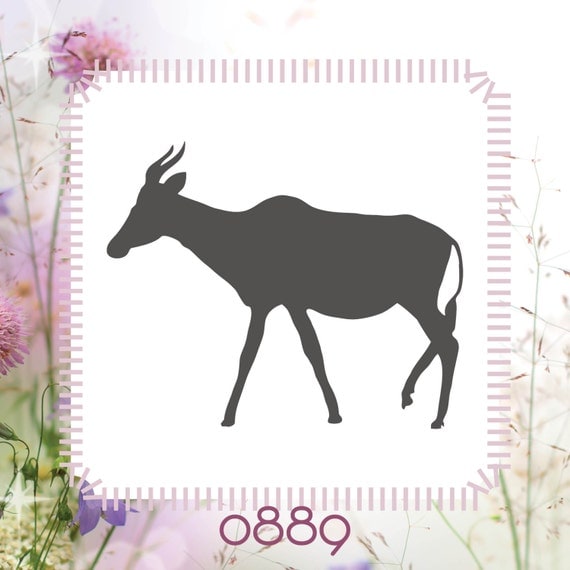 Antelope Animal Stencil Reusable Craft Stencil