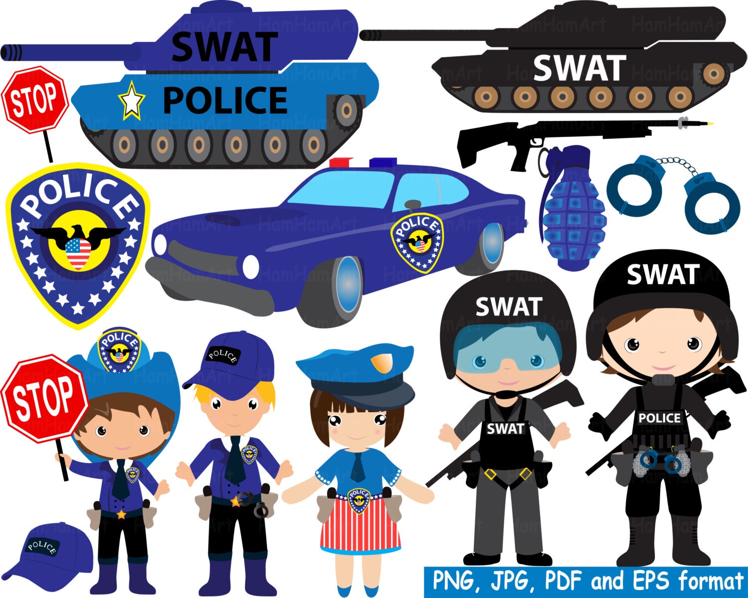 Police Swat Team Clip Art Png Pdf Eps Digital
