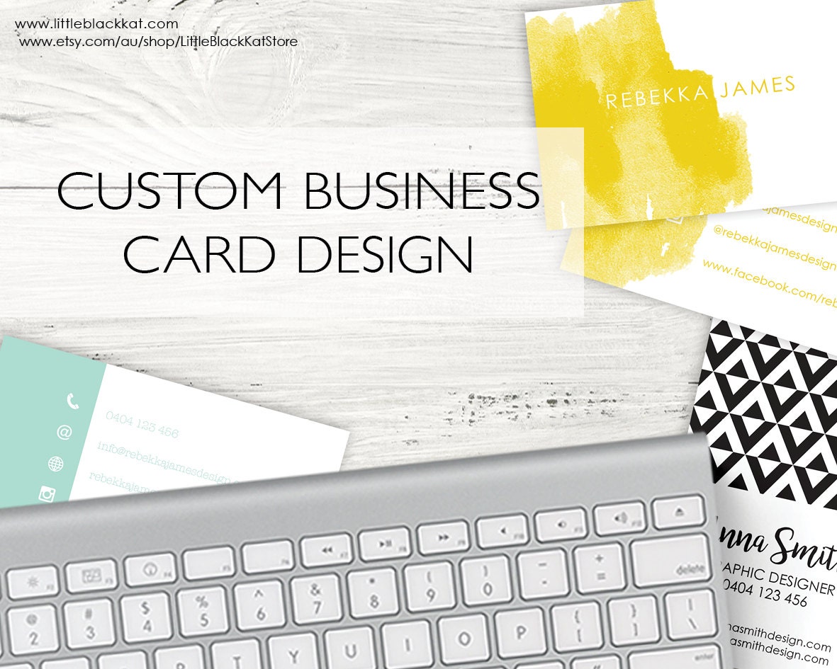 Custom Business Card Design Graphic Design Calling Cards