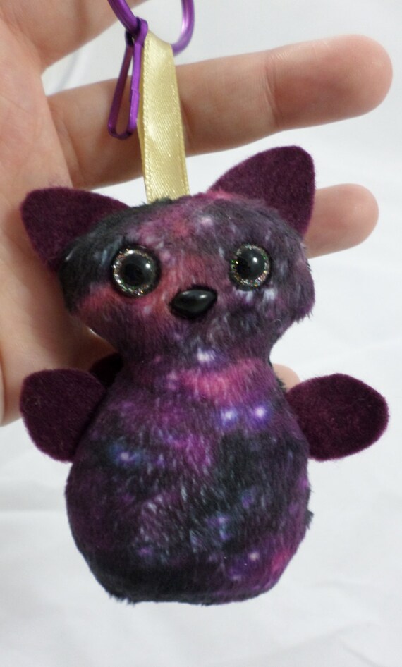 plush cat keyring