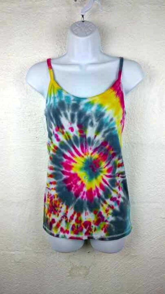 tie dye vest top womens uk