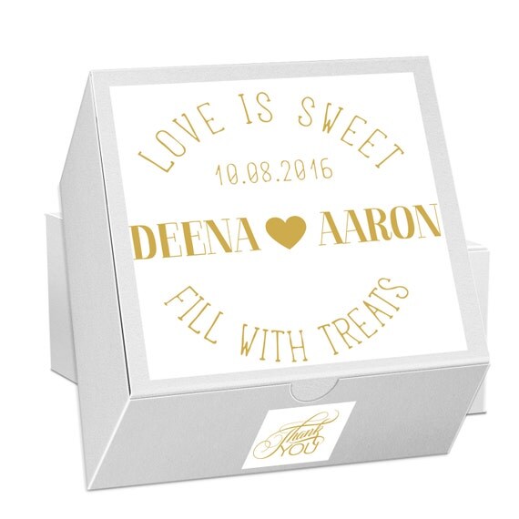 25 Cake To Go Boxes Wedding Favors Mr. and Mrs. Event