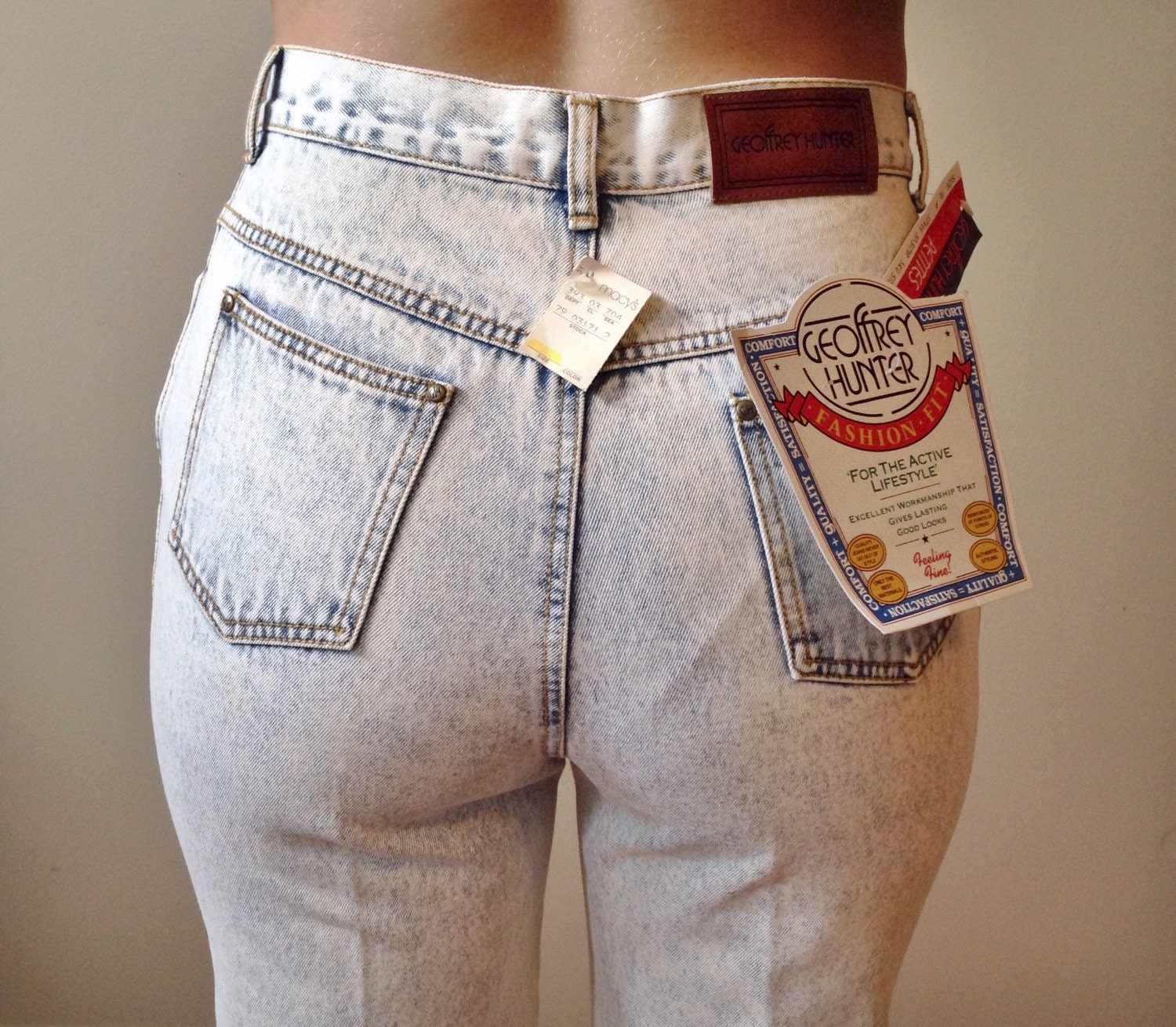 orange acid wash jeans