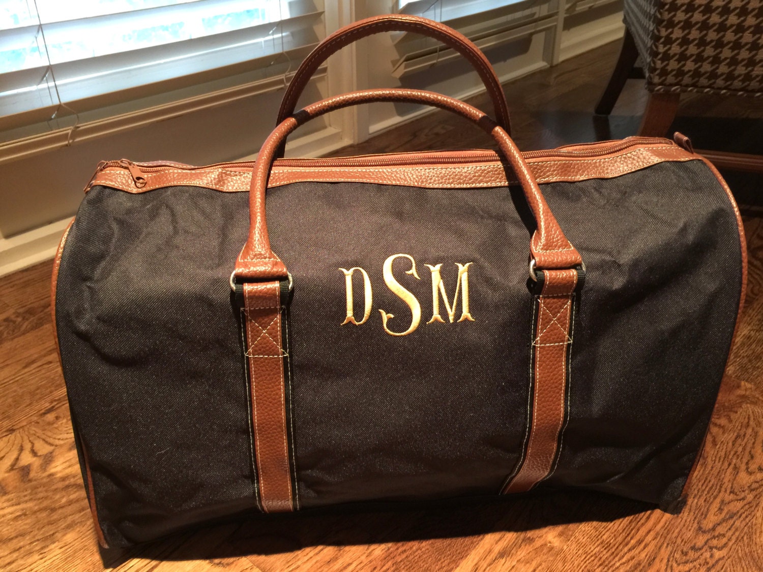 Personalized Duffle Bag Monogrammed Overnight Bag Duffle