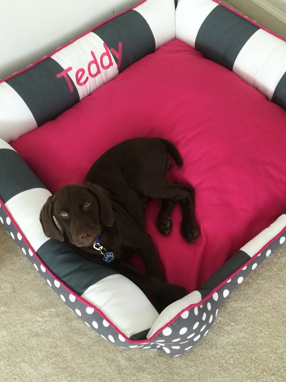 Large Dog Bed Choose your fabric combination by