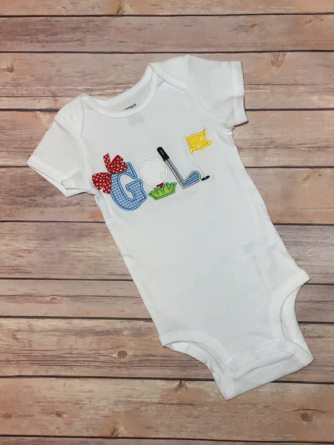 Baby Girl Golf Bodysuit Sports Onesie Father's Day