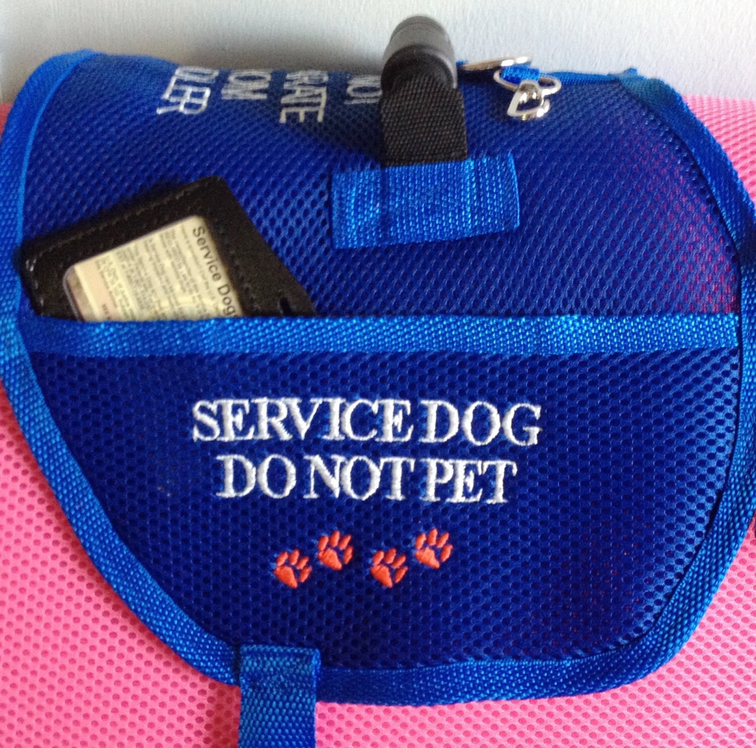 embroidered service dog vest