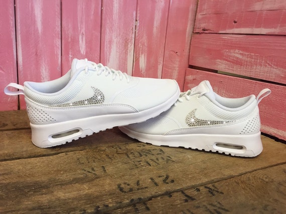 nike thea femme blanche strass