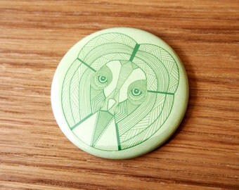 Owl of Wisdom Pocket Mirror | Owl Mirror | Gift Idea Party Favour | Party Bag Filler | Hand Mirror