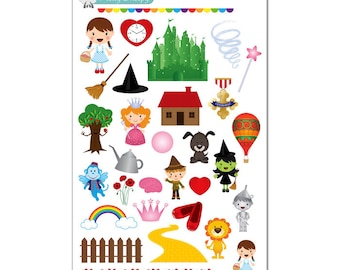 Wizard of Oz Stickers - Disney Planner Stickers