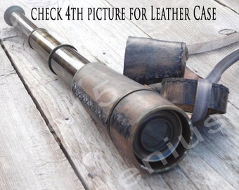 Pirates spyglass scope, brass handheld telescope, Christmas Day gift, camping, hiking, antique telescope, Man,Men Gift , Women,Woman Gift