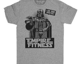 Darth Vader Shirt - Star Wars Shirt - Mens Empire Fitness Gym Shirt Hand Screen Printed on a Mens T-shirt