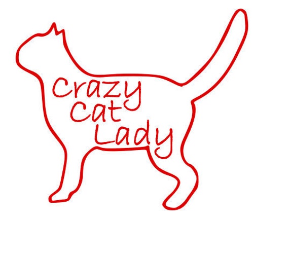 Crazy Cat Lady Decal