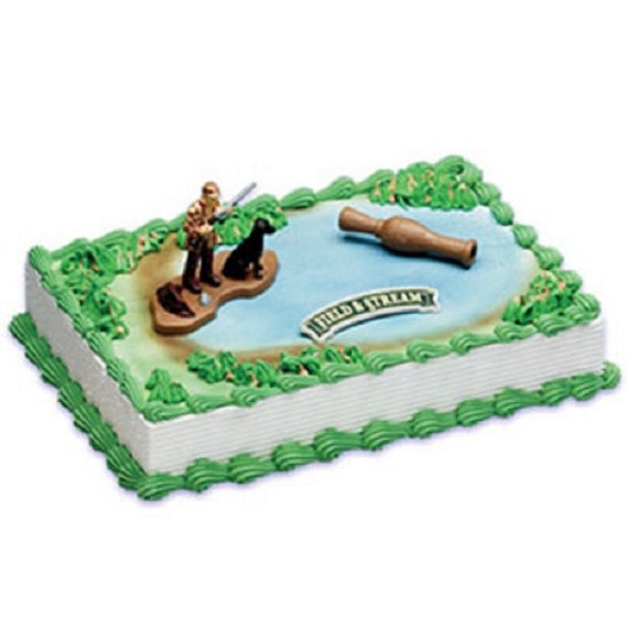 Duck Hunting Cake Topper Decoration Set Duck By