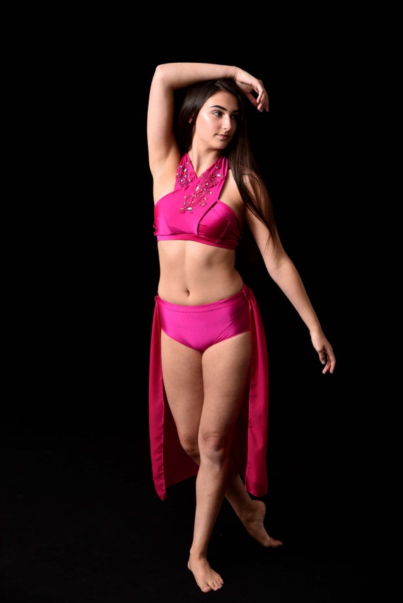 Hot Pink Dance Costume Lyrical Dance Costume Lyrical group