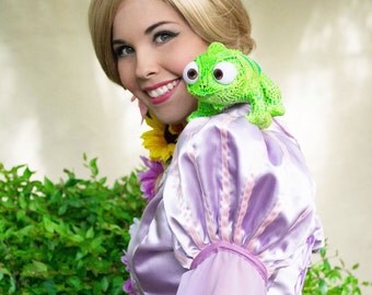 Rapunzel costume adult dress two pieces