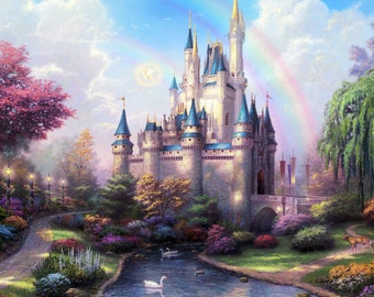 Disney Fairytale Castle Wall Mural