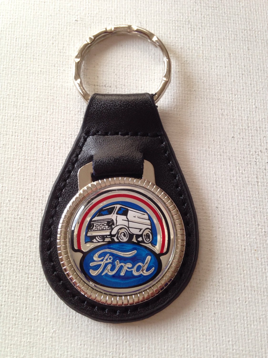 Ford Van Keychain Genuine Leather Ford Key Chain