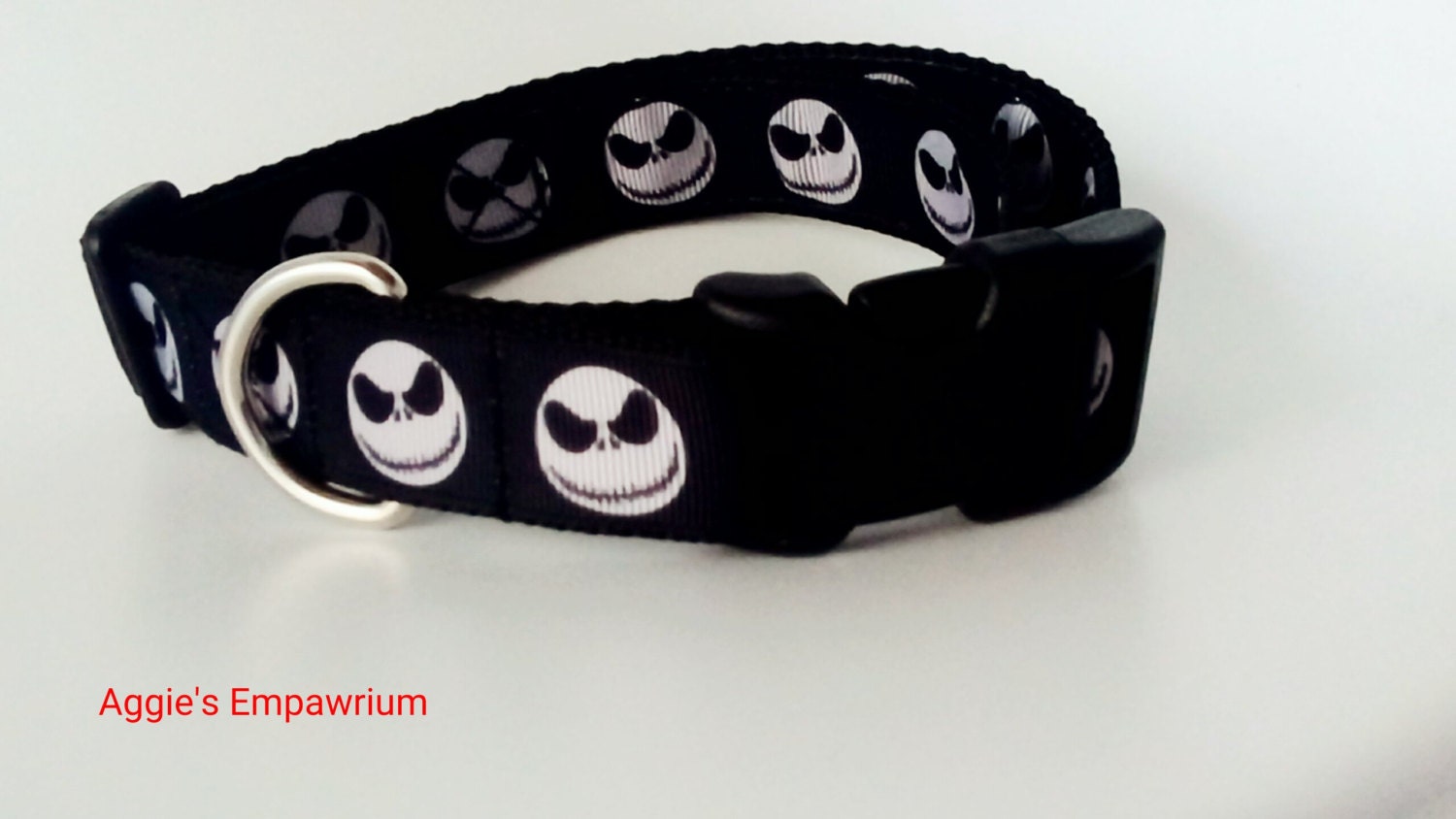 Nightmare Before Christmas Jack Skellington dog collar