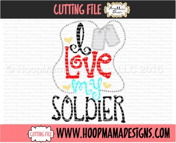 Download I Love My Soldier Military svg Red Fridays Dog Tags SVG