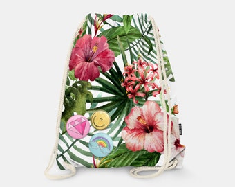 Bag-backpack Exotic Flowers
