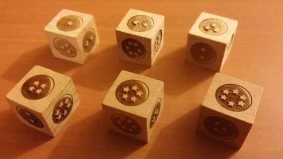 engraved dice box