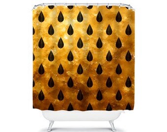 Gold shower curtain | Etsy Gold shower curtain | Etsy