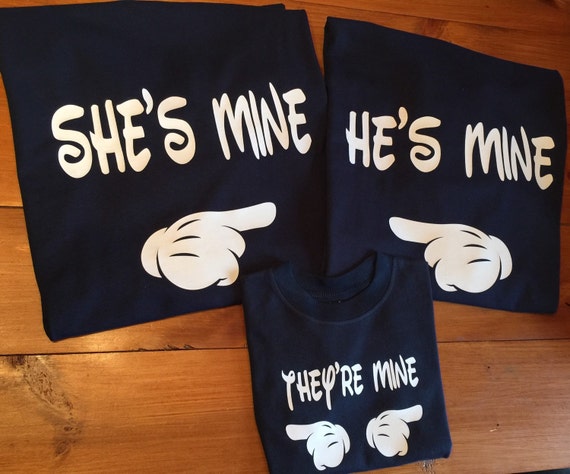 she's mine and he's mine shirts