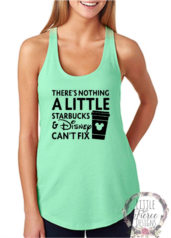 all i need is disney and starbucks shirt