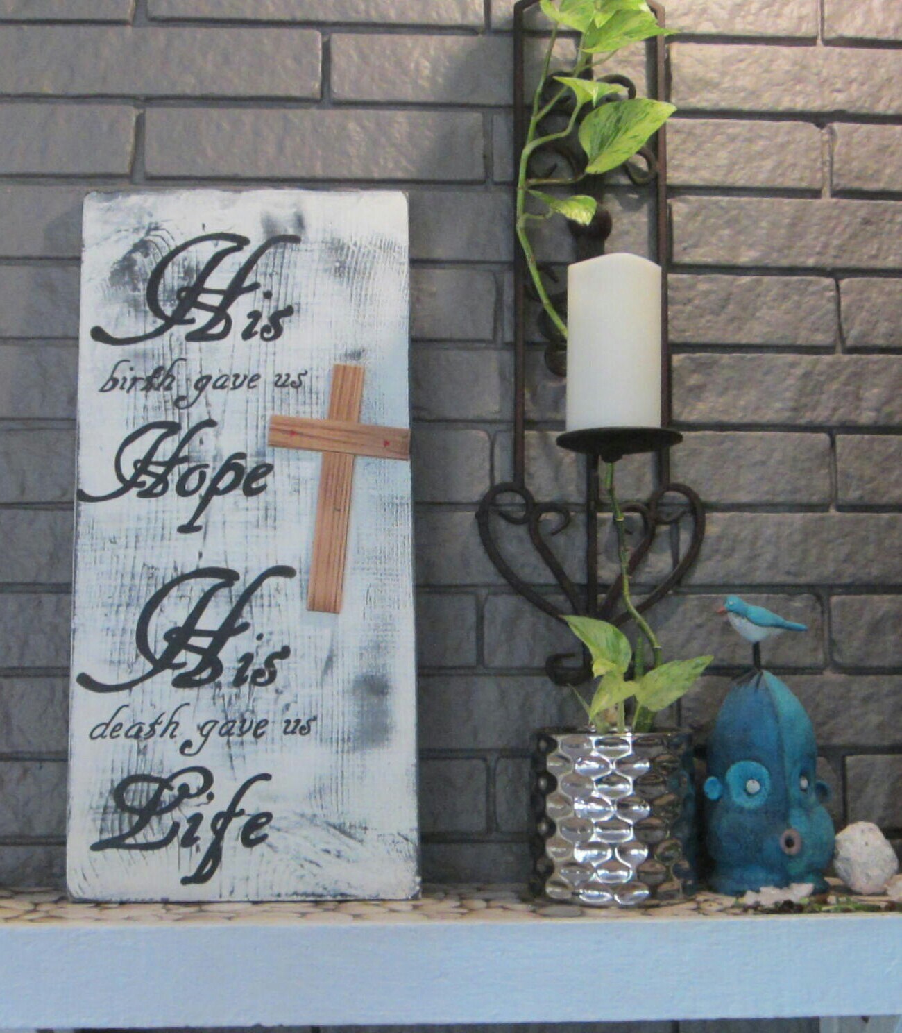 Religious Christmas Wall Art Christian Wall by ForestofNature