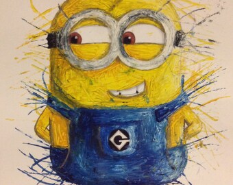 Minion painting | Etsy