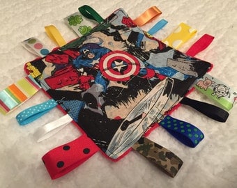 Captain America Baby Sensory Crinkle Toy