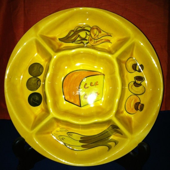 Los Angeles Potteries Platter/LA Pottery Ceramic