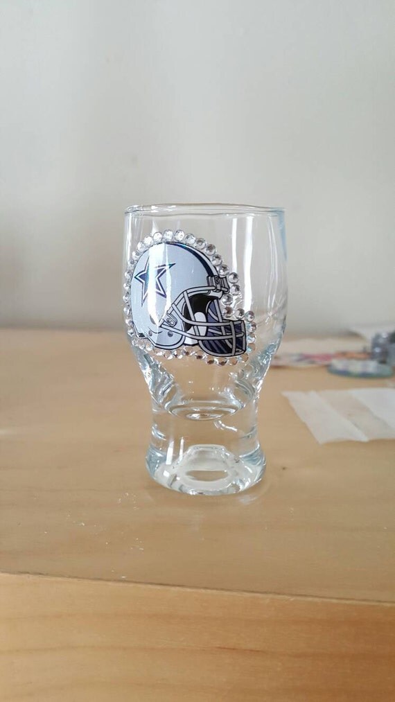 Dallas Cowboys shot glass by Cheyienne13 on Etsy