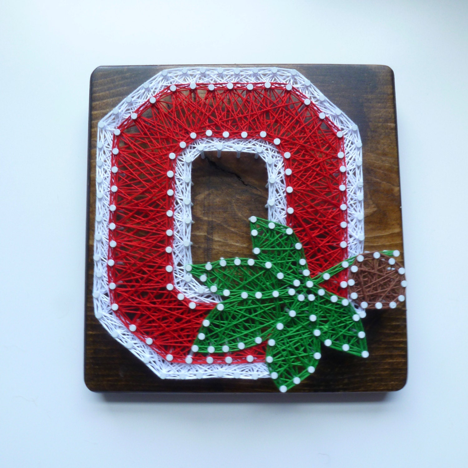 Ohio State Buckeyes String Art Ohio State by ABUnderwoodCo2