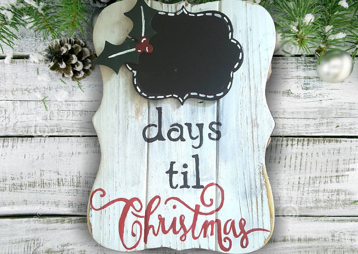 Rustic Christmas Decoration Christmas by CraftyCatCanvases on Etsy