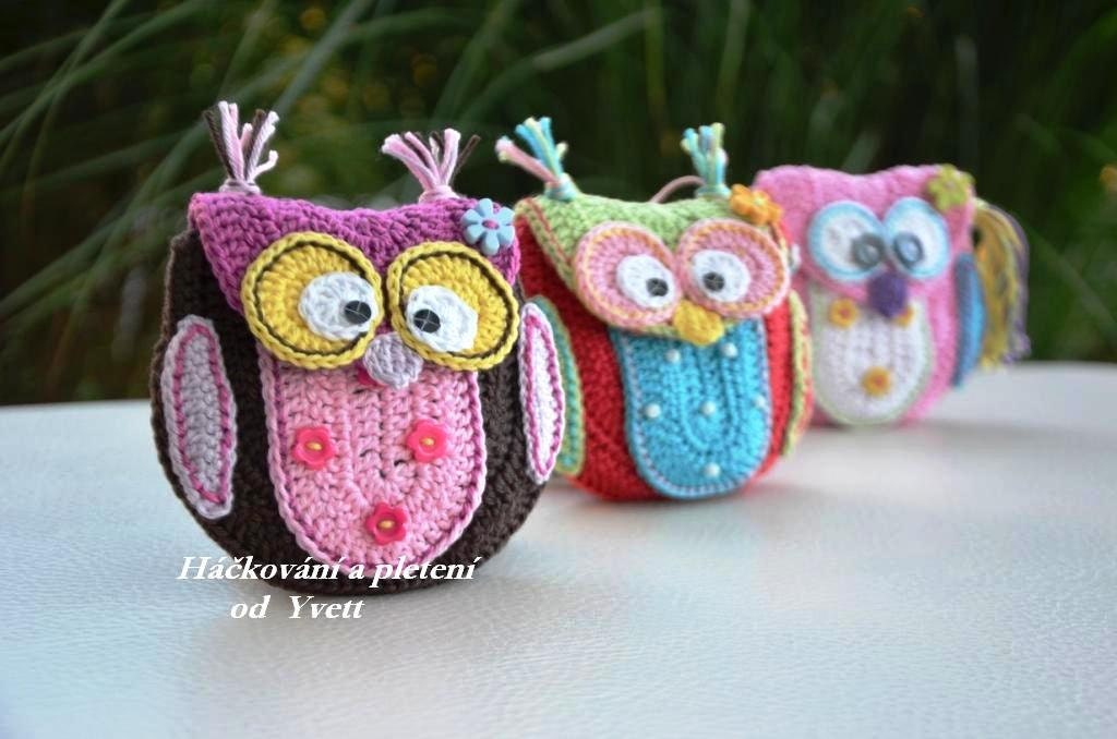 PATTERN Owl purse crochet pattern handbag PDF