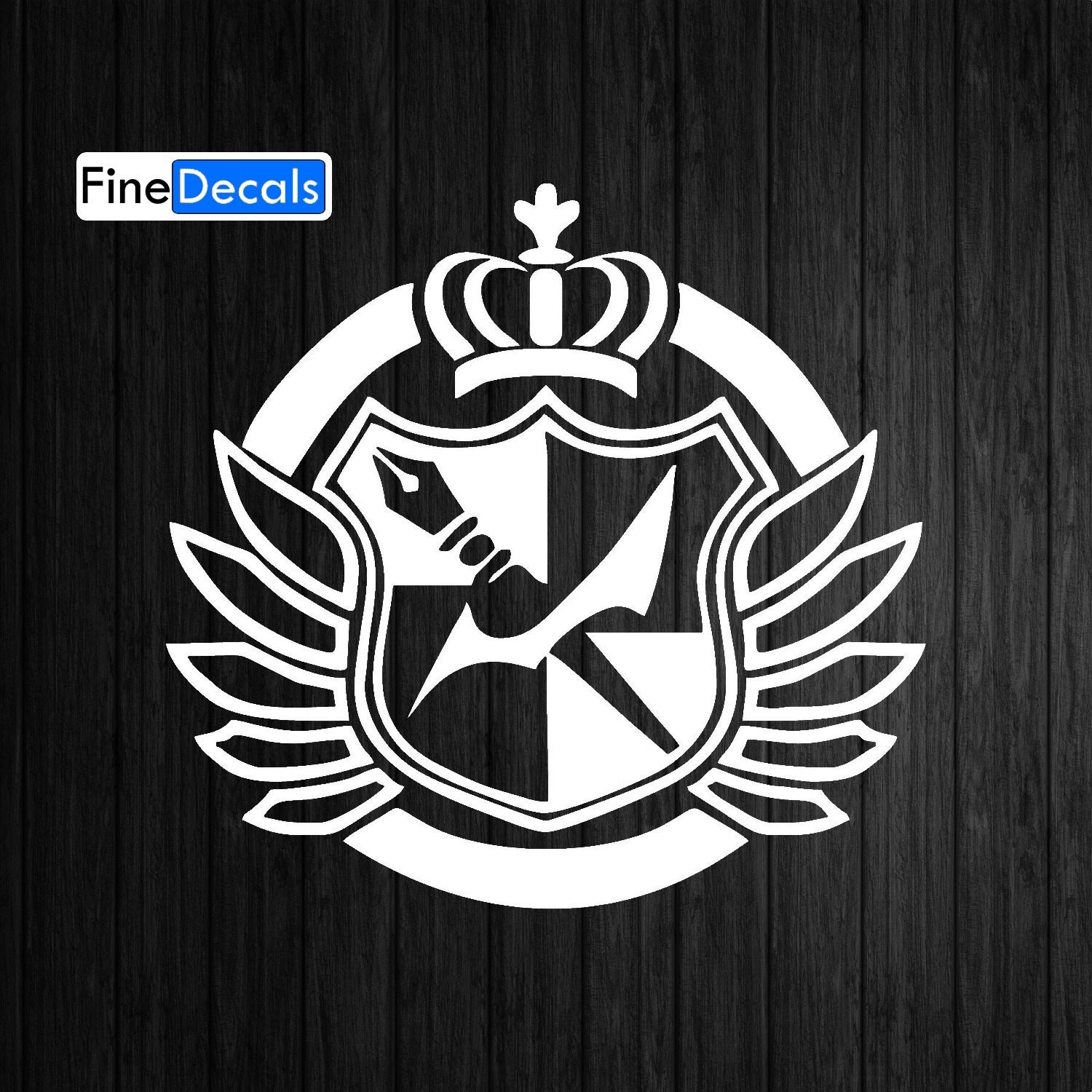 Dangan Ronpa Danganronpa Logo Anime Symbol Decal For By Finedecals