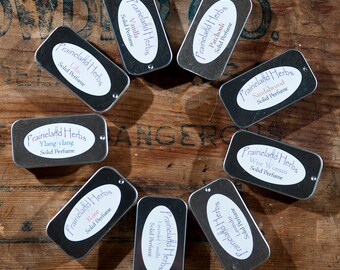 Solid Perfumes handmade portable natural 8 varieties