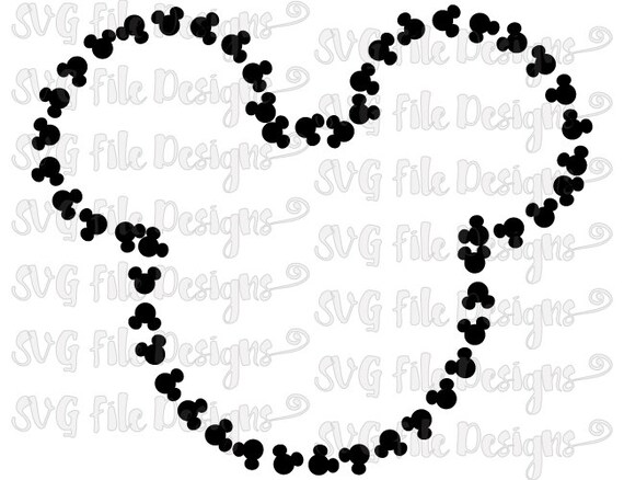 Download Mickey Mouse Head Pattern Outline Disney Cutting by ...